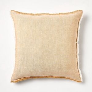 Oversized reversible linen throw pillow threshold studio McGee